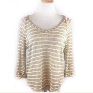 ✨5 FOR $25✨   Splendid Stripe Lightweight V-Neck Sweater